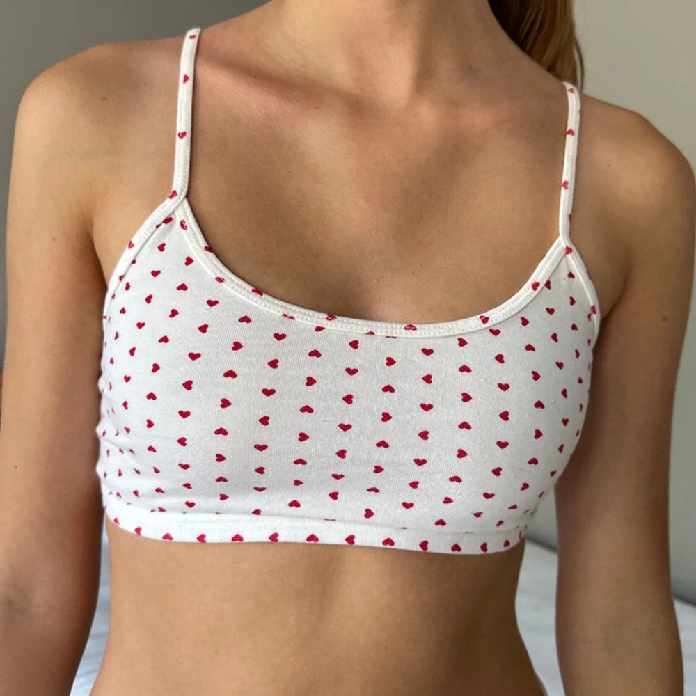 Brandy Melville Heart Bralette
